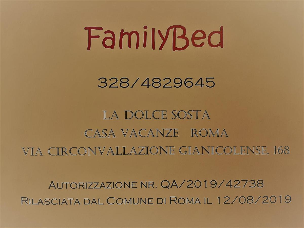 Familybed Roma Monteverde-Vaticano Esterno foto